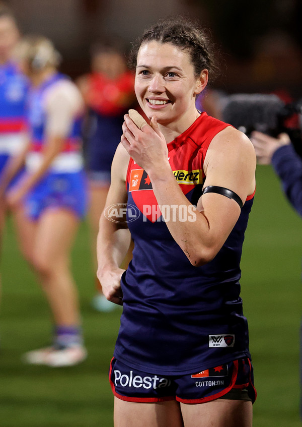 AFLW 2025 Round 01 - Western Bulldogs v Melbourne - A-61442907