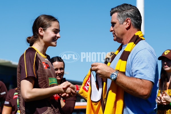 AFLW 2025 Round 01 - Brisbane v Hawthorn - A-61458767