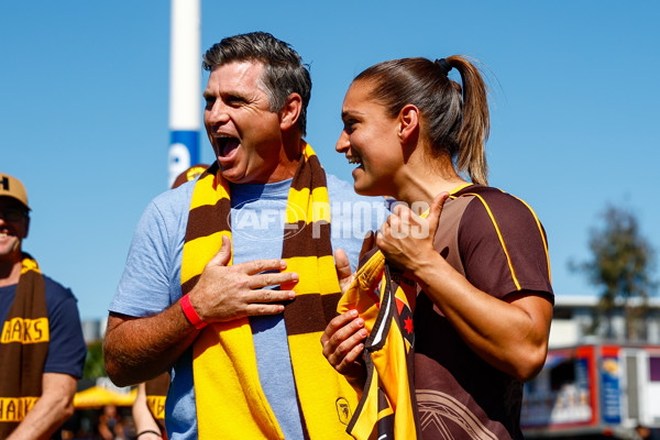 AFLW 2025 Round 01 - Brisbane v Hawthorn - A-61458776