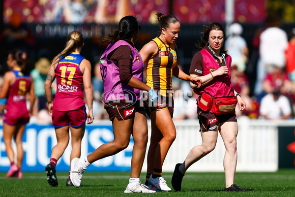 AFLW 2025 Round 01 - Brisbane v Hawthorn - A-61465162