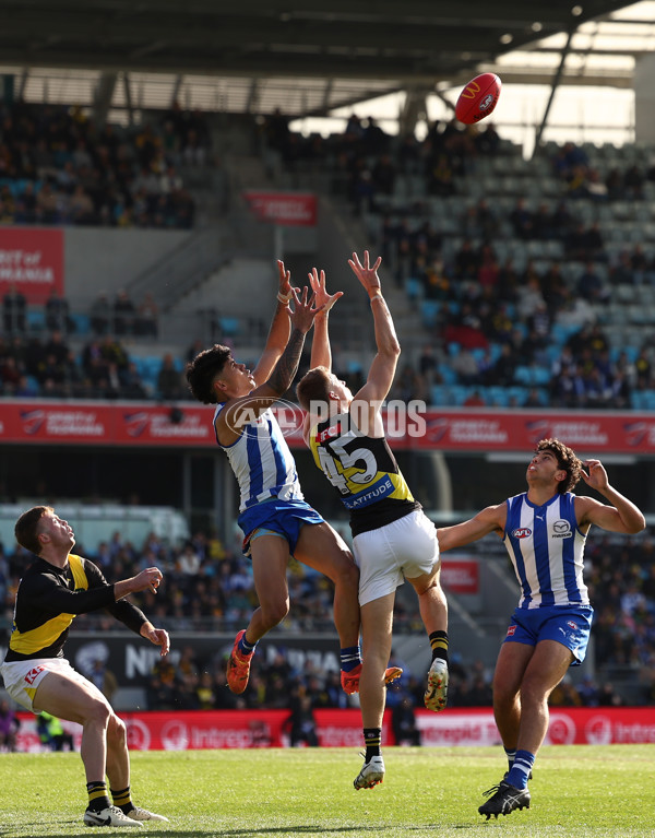 AFL 2025 Round 23 - North Melbourne v Richmond - A-61468080