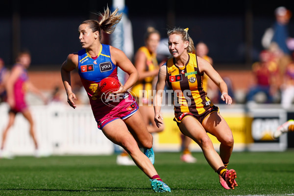 AFLW 2025 Round 01 - Brisbane v Hawthorn - A-61474617
