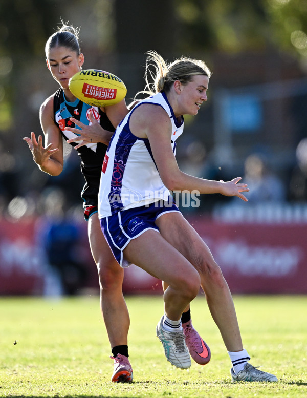 AFLW 2025 Round 01 - Port Adelaide v Fremantle - A-61490891