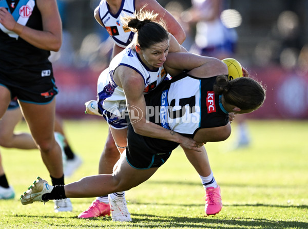 AFLW 2025 Round 01 - Port Adelaide v Fremantle - A-61493249