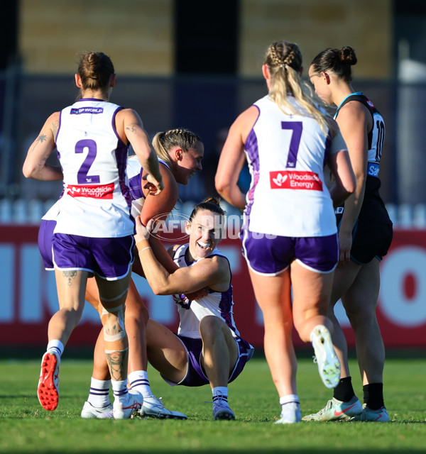AFLW 2025 Round 01 - Port Adelaide v Fremantle - A-61493314