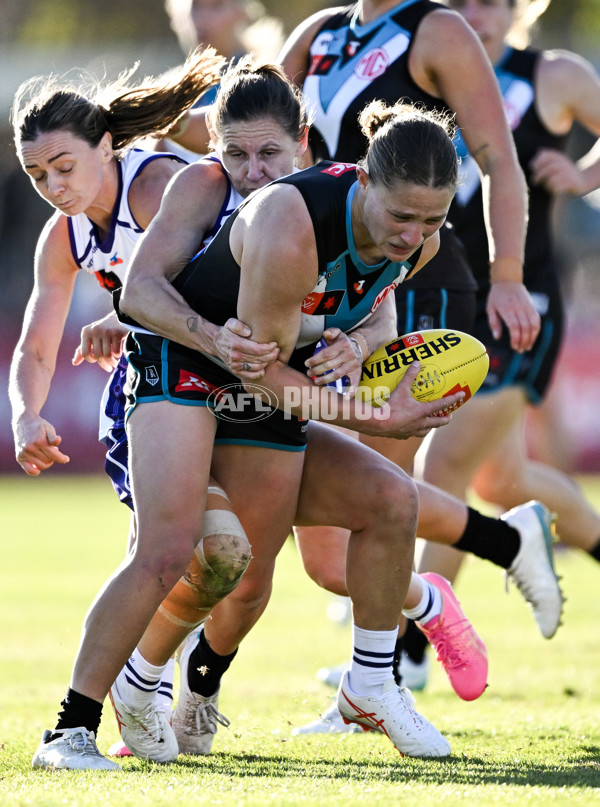 AFLW 2025 Round 01 - Port Adelaide v Fremantle - A-61493332