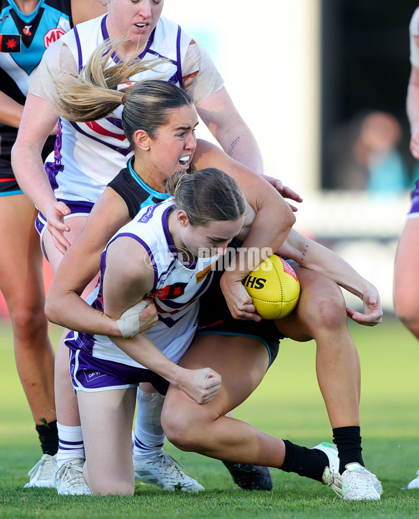 AFLW 2025 Round 01 - Port Adelaide v Fremantle - A-61498442