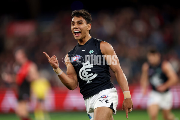 AFL 2025 Round 24 - Essendon v Carlton - A-61623186