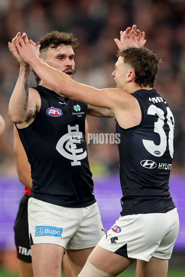 AFL 2025 Round 24 - Essendon v Carlton - A-61623197