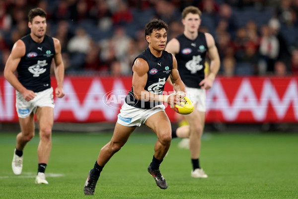 AFL 2025 Round 24 - Essendon v Carlton - A-61624125