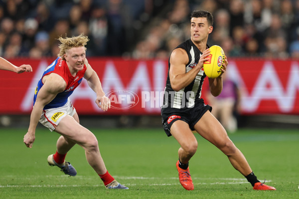 AFL 2025 Round 24 - Collingwood v Melbourne - A-61638943