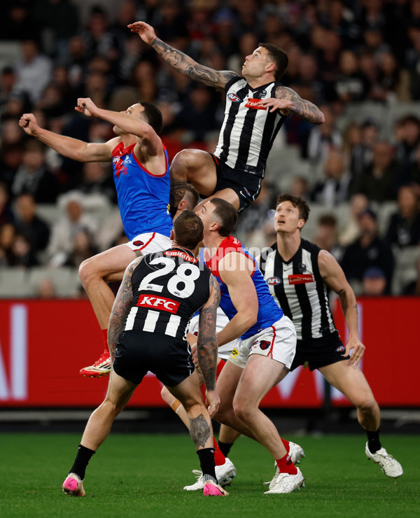 AFL 2025 Round 24 - Collingwood v Melbourne - A-61639336