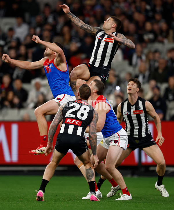 AFL 2025 Round 24 - Collingwood v Melbourne - A-61639348