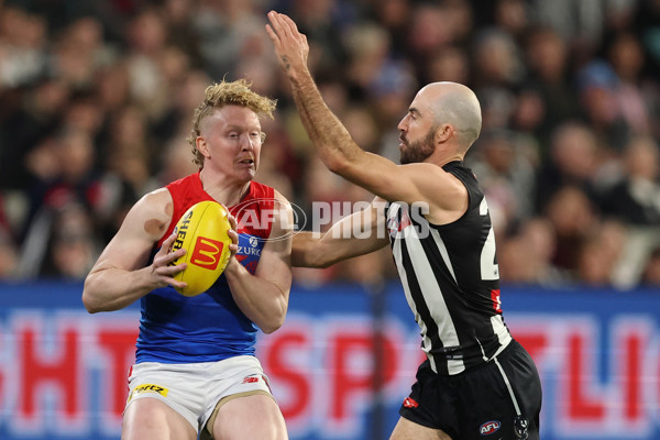 AFL 2025 Round 24 - Collingwood v Melbourne - A-61639355