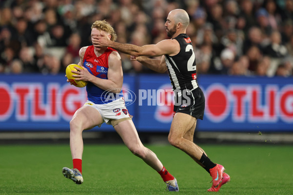 AFL 2025 Round 24 - Collingwood v Melbourne - A-61639360