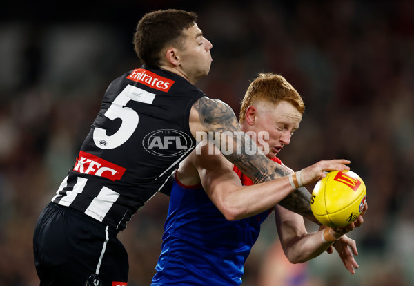 AFL 2025 Round 24 - Collingwood v Melbourne - A-61639366