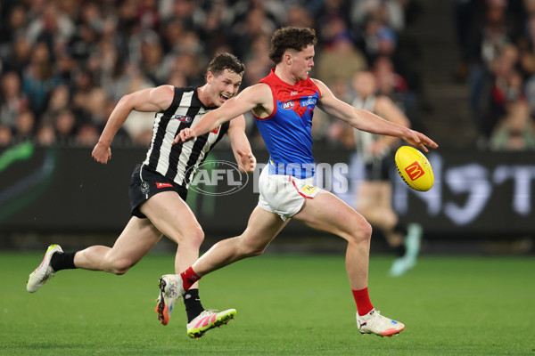 AFL 2025 Round 24 - Collingwood v Melbourne - A-61639379