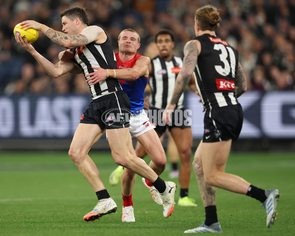 AFL 2025 Round 24 - Collingwood v Melbourne - A-61641563