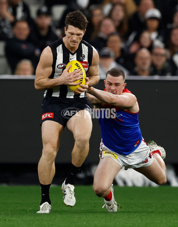 AFL 2025 Round 24 - Collingwood v Melbourne - A-61641565
