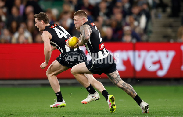 AFL 2025 Round 24 - Collingwood v Melbourne - A-61641601