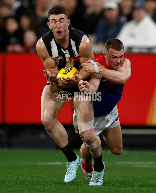 AFL 2025 Round 24 - Collingwood v Melbourne - A-61641873