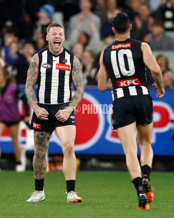 AFL 2025 Round 24 - Collingwood v Melbourne - A-61641887