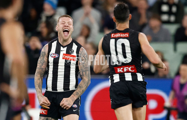 AFL 2025 Round 24 - Collingwood v Melbourne - A-61641888