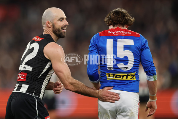 AFL 2025 Round 24 - Collingwood v Melbourne - A-61641902