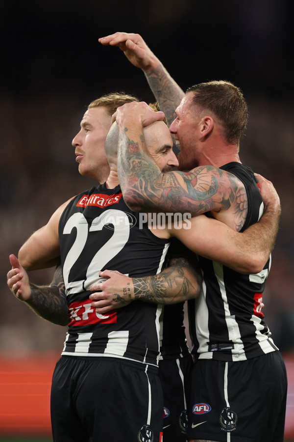 AFL 2025 Round 24 - Collingwood v Melbourne - A-61641903