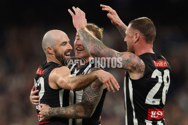 AFL 2025 Round 24 - Collingwood v Melbourne - A-61641906