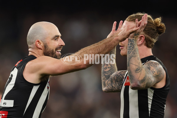 AFL 2025 Round 24 - Collingwood v Melbourne - A-61641907