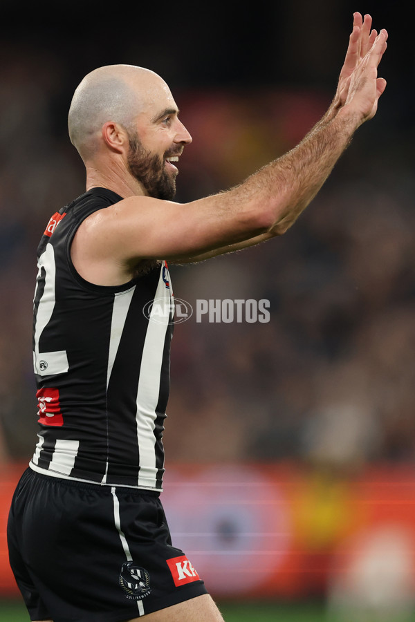AFL 2025 Round 24 - Collingwood v Melbourne - A-61641908