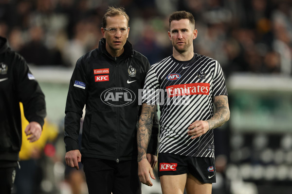 AFL 2025 Round 24 - Collingwood v Melbourne - A-61644745
