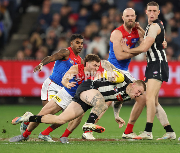 AFL 2025 Round 24 - Collingwood v Melbourne - A-61644778