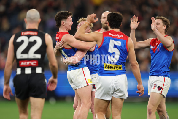 AFL 2025 Round 24 - Collingwood v Melbourne - A-61646875