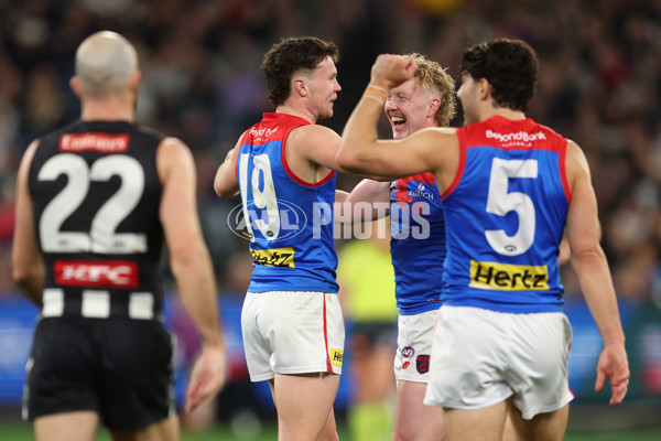 AFL 2025 Round 24 - Collingwood v Melbourne - A-61646880