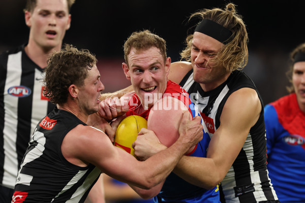 AFL 2025 Round 24 - Collingwood v Melbourne - A-61646927
