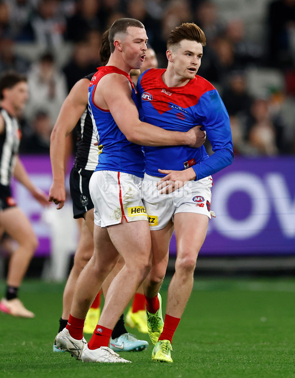 AFL 2025 Round 24 - Collingwood v Melbourne - A-61647479