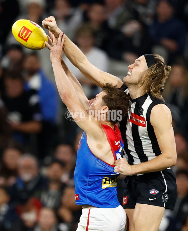 AFL 2025 Round 24 - Collingwood v Melbourne - A-61647571