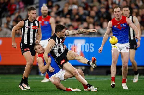 AFL 2025 Round 24 - Collingwood v Melbourne - A-61649694