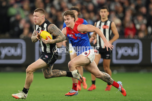 AFL 2025 Round 24 - Collingwood v Melbourne - A-61649695