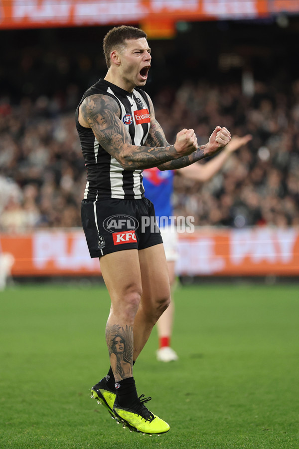 AFL 2025 Round 24 - Collingwood v Melbourne - A-61649732