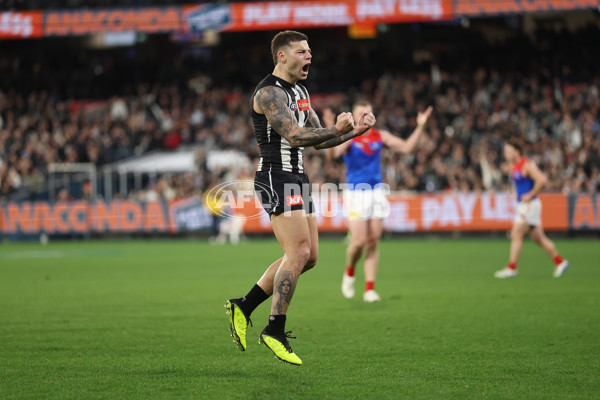 AFL 2025 Round 24 - Collingwood v Melbourne - A-61649734