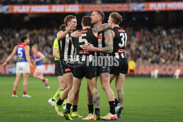 AFL 2025 Round 24 - Collingwood v Melbourne - A-61649742