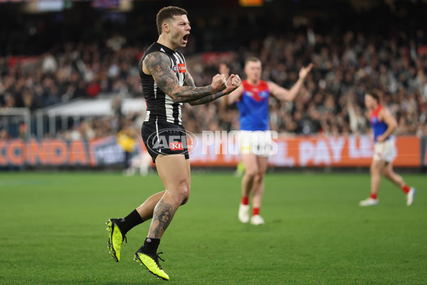 AFL 2025 Round 24 - Collingwood v Melbourne - A-61649744