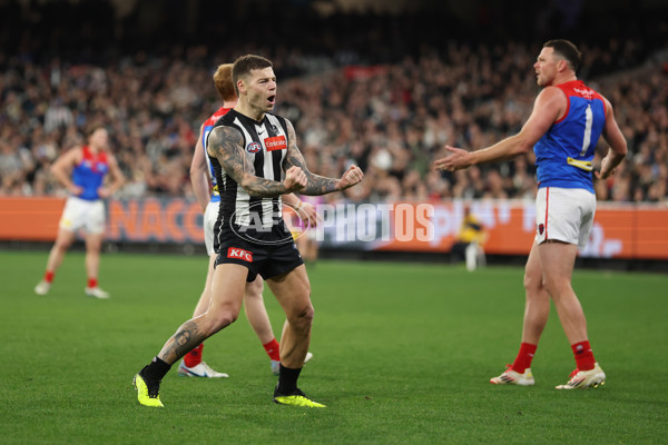 AFL 2025 Round 24 - Collingwood v Melbourne - A-61652324