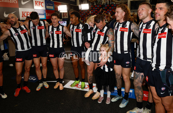 AFL 2025 Round 24 - Collingwood v Melbourne - A-61652418