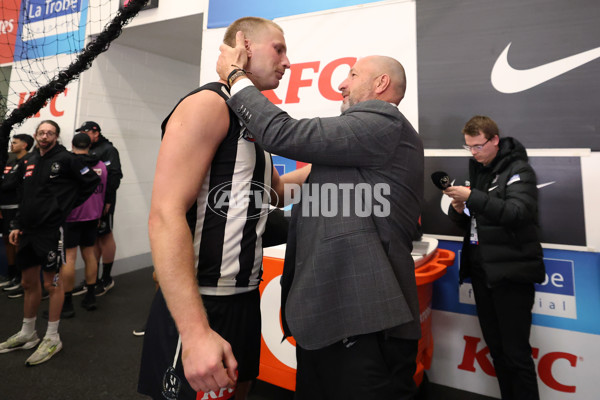 AFL 2025 Round 24 - Collingwood v Melbourne - A-61652702
