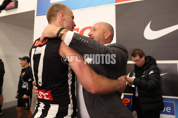 AFL 2025 Round 24 - Collingwood v Melbourne - A-61652705