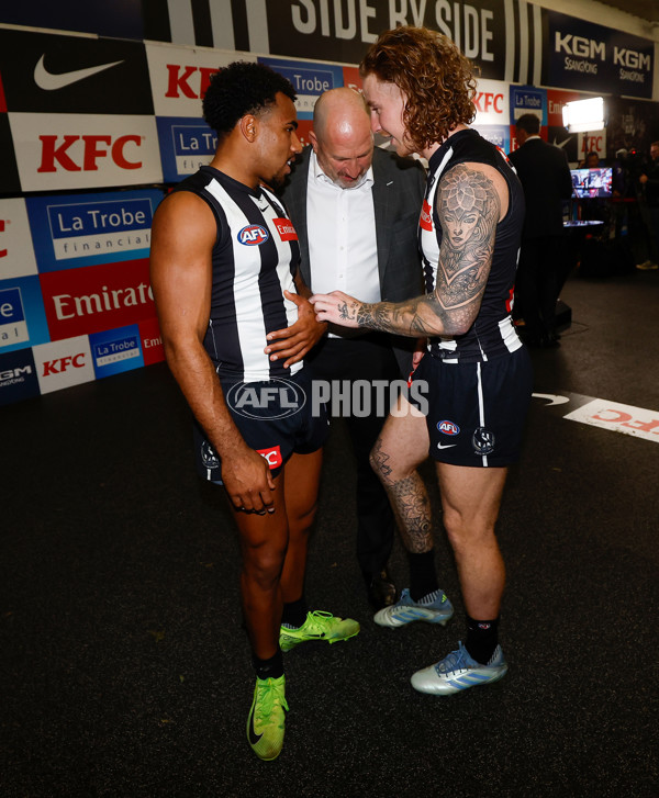 AFL 2025 Round 24 - Collingwood v Melbourne - A-61655055